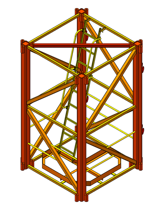 6012-6013-6015-tower section