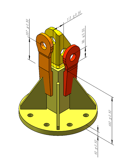 L69(7530)-Bolt-embedded outrigger