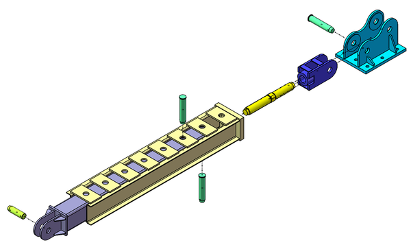 Telescopic tie rod